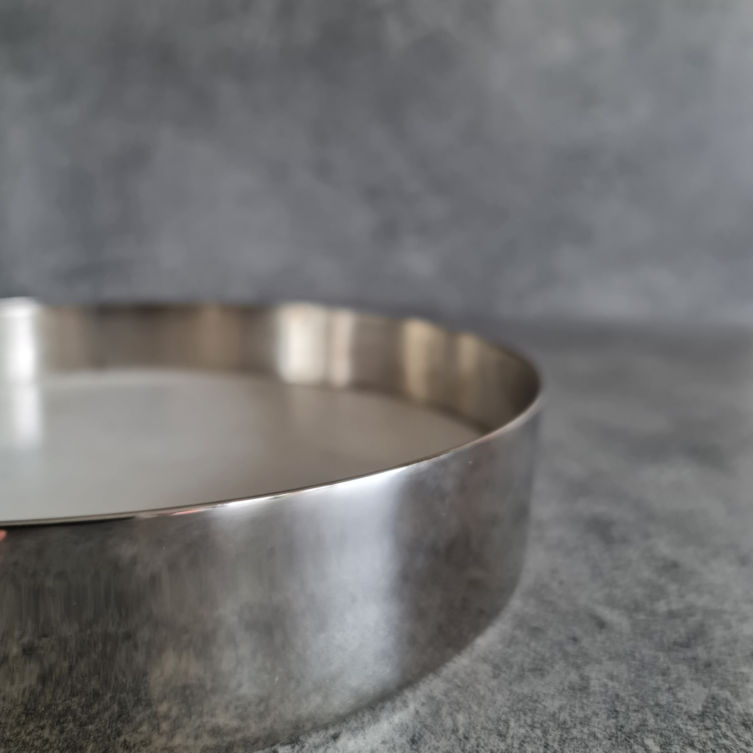White Marble Tray, White Marble Decorative tray, White Marble Tray with Plain Nickel Ring